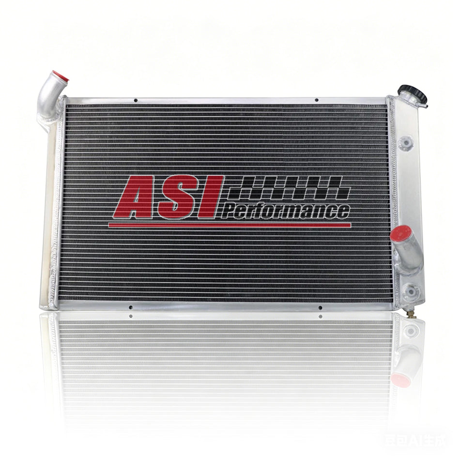 ASI Performance 4 ROW Aluminum Radiator For 1973-1976 Chevy Corvette Base Stingray 5.7 7.4L V8