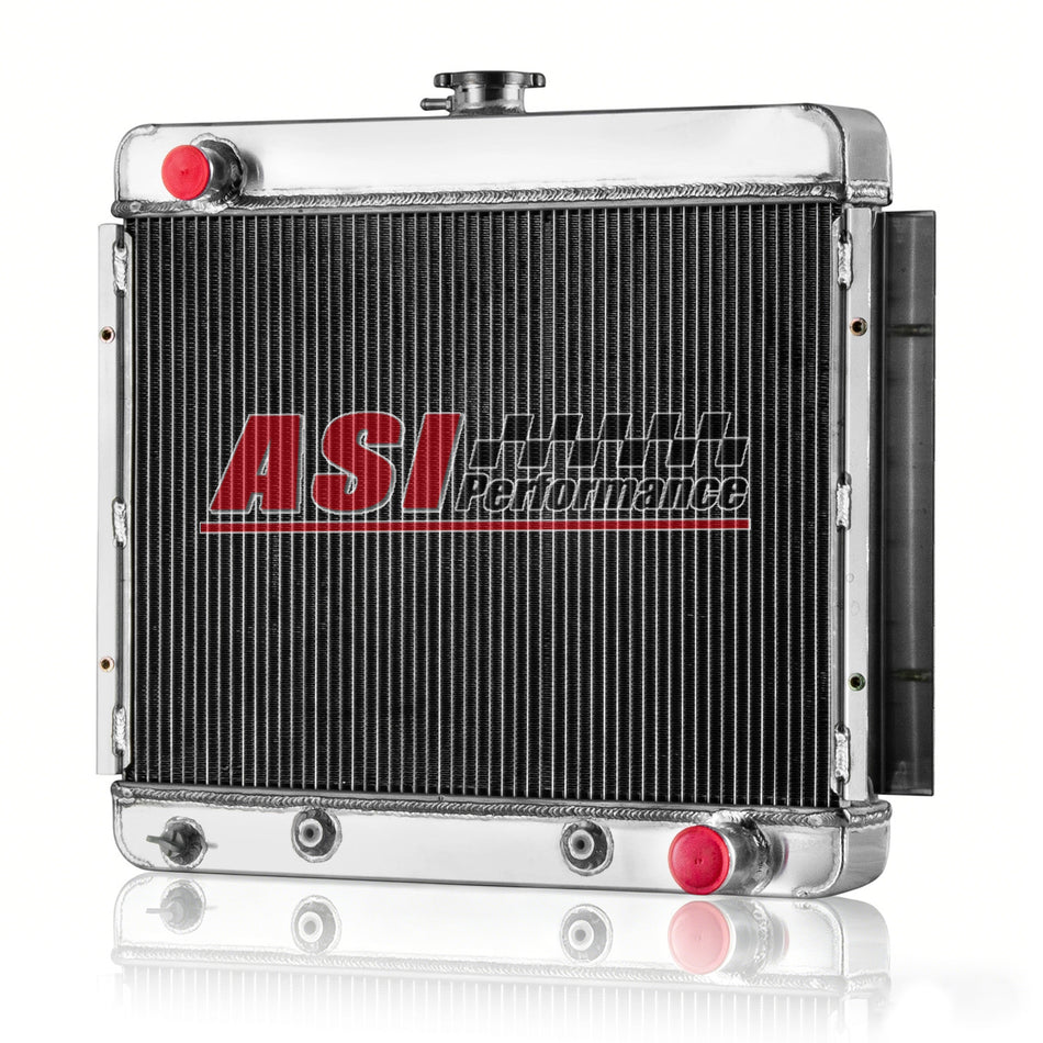 ASI Performance 4 Row Aluminum Radiator fits 1962-1967 Chevrolet Chevy II Nova Base 5.3L 5.4L AT