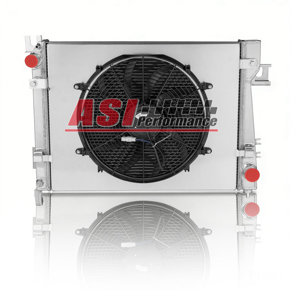 ASI Performance 4 Row Radiator Shroud Fan For 02-04 Dodge Ram 1500 Dodge Ram 2500 3500 5.7L MT