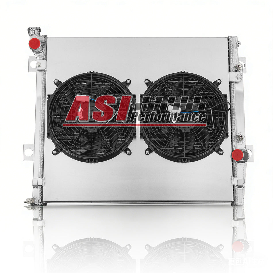 ASI Performance 2 Row Radiator with Shroud Fan for 2003-2009 Toyota 4Runner /Lexus GX470 4.7L V8