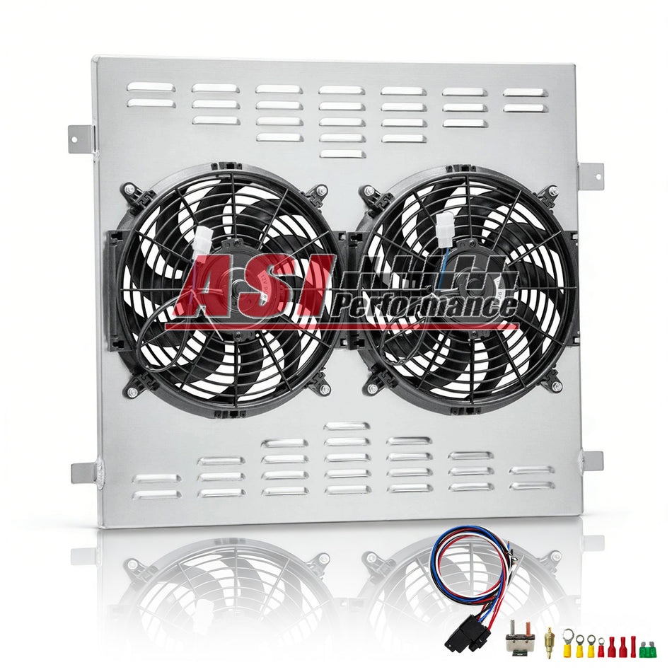 ASI Performance Aluminum Shroud Fan Relay Kit For 2003-2009 Lexus GX470/ Toyota 4Runner 4.7L V8