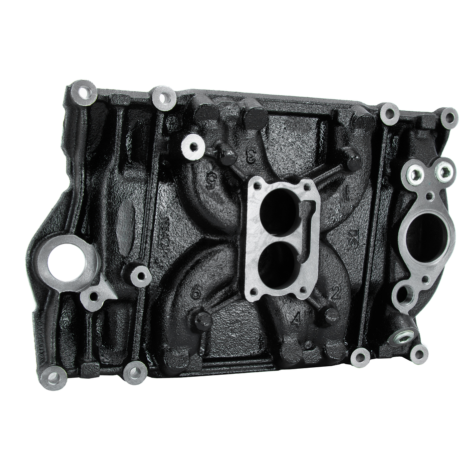 ASI Performance 2BBL Intake Manifold Vortec 8 Bolt Fit Volvo Penta Mercruiser 4.3L V6 824324T02