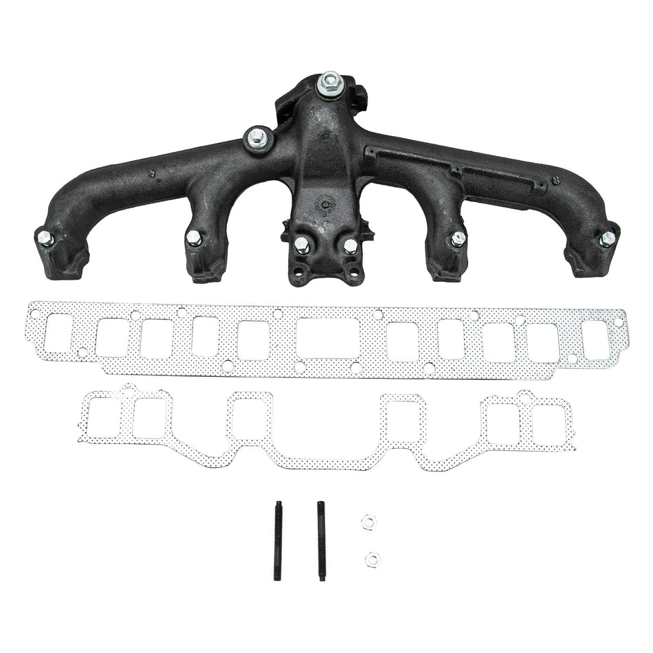 ASI Performance Exhaust Manifold & Gasket For 81-90 Jeep Wrangler Cherokee Wagoneer J7 J10 4.2L
