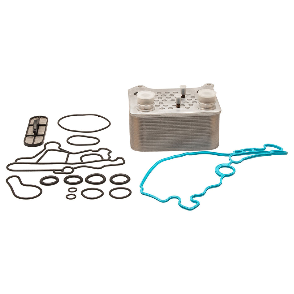 ASI Performance High Flow Oil Cooler Fit Ford F250 F350 F450 E250 E350 6.0L V8 Diesel 2003-2010.
