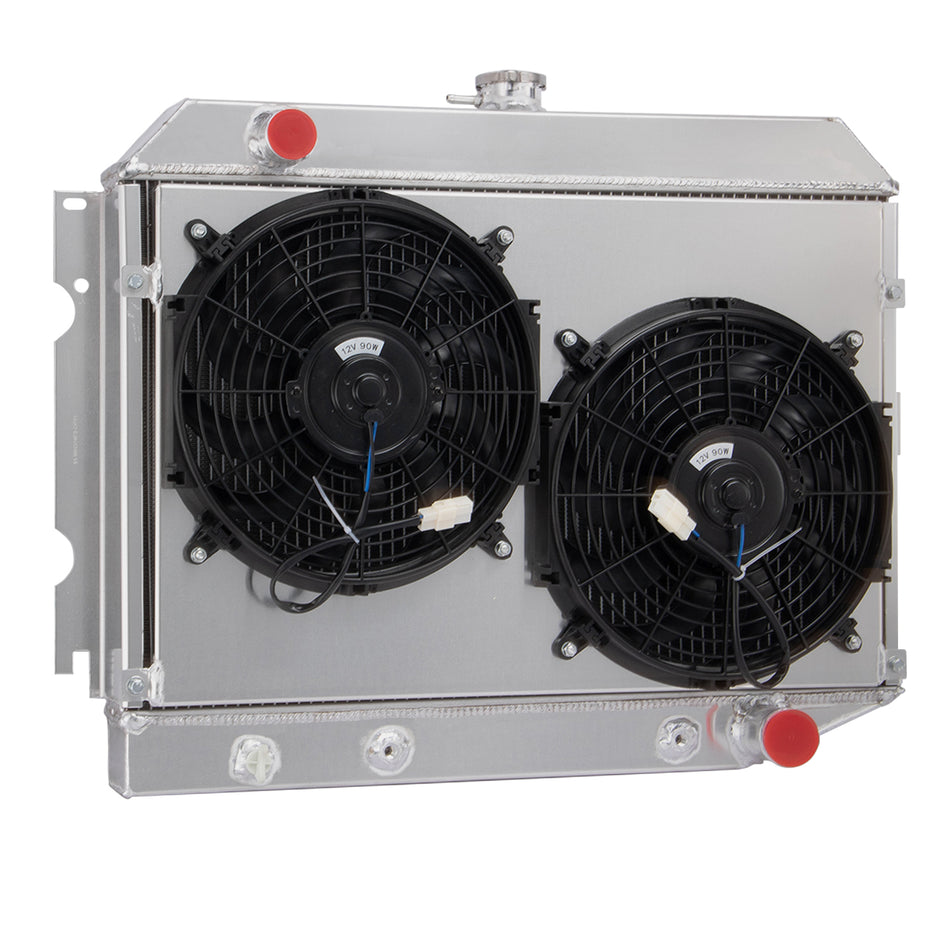 ASI Performance 3 Rows Radiator Shroud Fan For 1968-1974 Dodge Charger Plymouth Satellite CC374