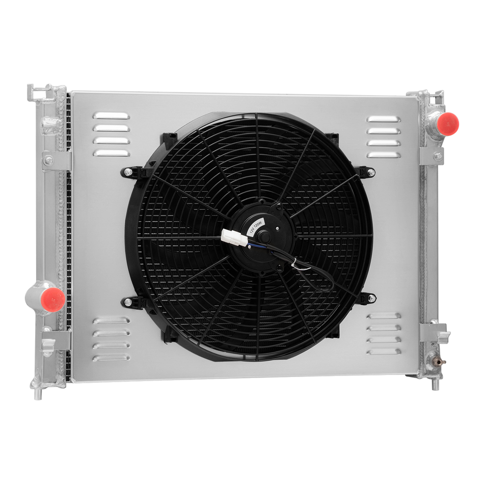 ASI Performance 4 ROW Radiator w/ Fan For 09-18 Dodge Charger Chanllenger Chrysler 300 3.6L 5.7L