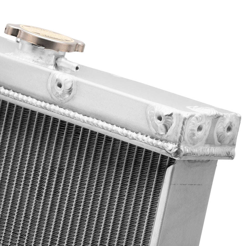 ASI Performance 4 Row Aluminum Radiator For John Deere Tractor 1023E 1025R 1026R 2025R #LVA16455