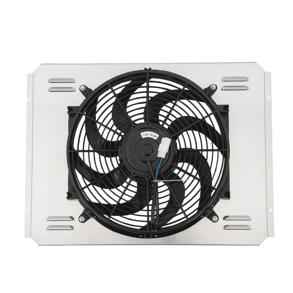 ASI Performance Aluminum Shroud Electirc Fan For 1955 1956 1957 Chevy Bel Air Nomad 4.3L 4.6L V8