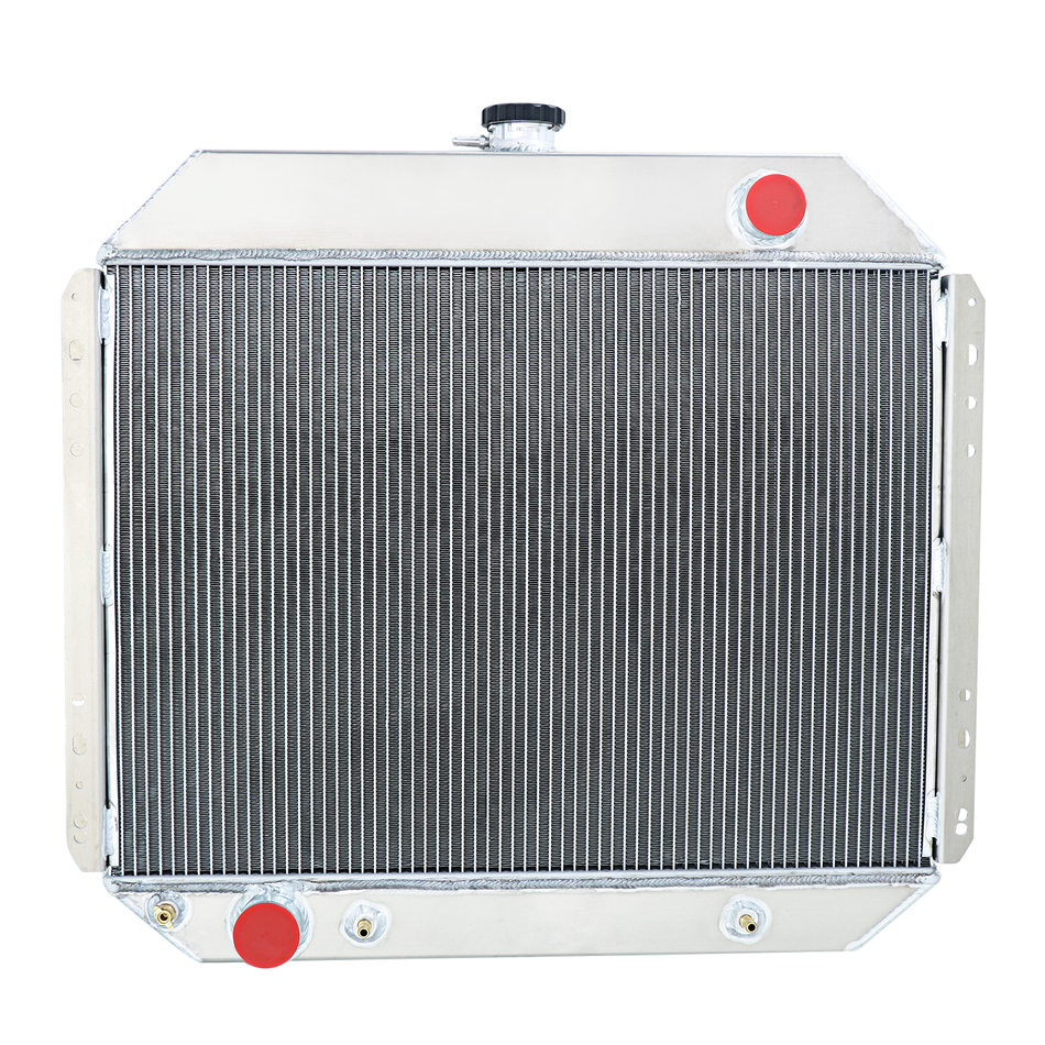 ASI Performance 4 Rows Aluminum Radiator For 1966-1979 Ford Bronco F100 F150 F250 F350 Truck V8