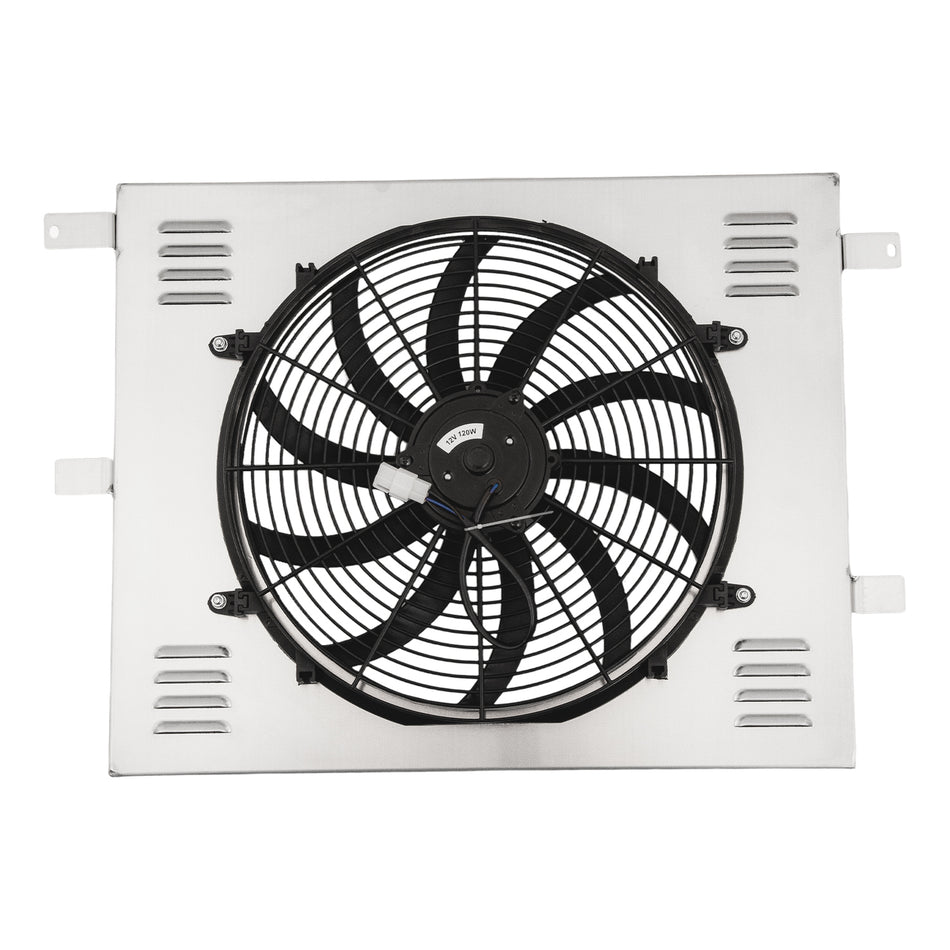 ASI Performance Aluminum Shroud+Fan For 2005-2014 08 Ford Mustang 3.7L 4.0L 5.0L 4.6L 5.0L V6 V8
