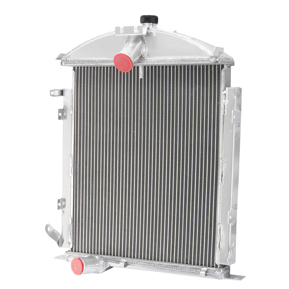 ASI Performance 3 Row Core Aluminum Radiator For 1928-1929 Ford Model A Heavy Duty 3.3L L4