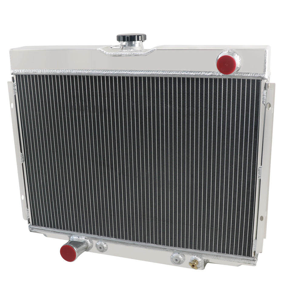 ASI Performance 4 Row Radiator For 1967-1970 Ford Falcon Mustang Cougar Fairlane Ranchero 3.3L