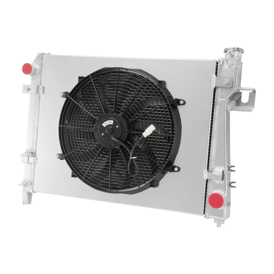 ASI Performance Aluminum Radiator with Shroud Fan For 2004-2009 Dodge Ram 1500 2500 3500 5.7L
