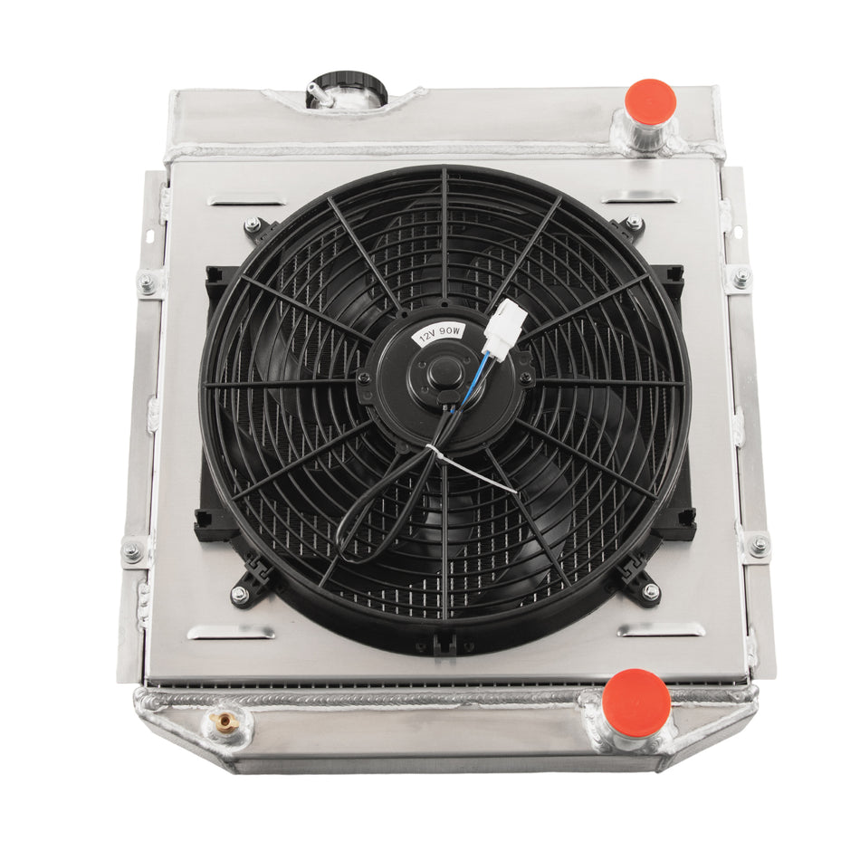 ASI Performance 4 Row Radiator Shroud Fan For 65-1966 Ford Mustang 1960-1965 Falcon Ranchero MT