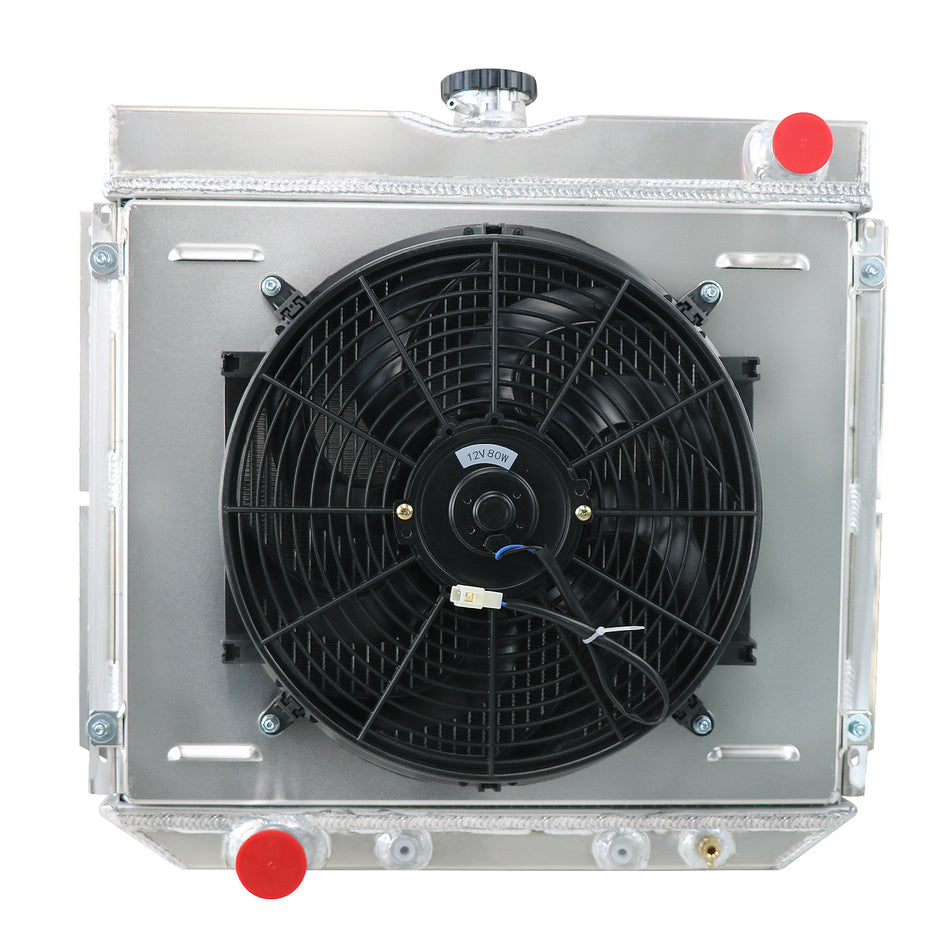 ASI Performance 3 Row Radiator+Shroud Fan For 69-70 Ford Mustang 1971-73 Ford Maverick Mercury