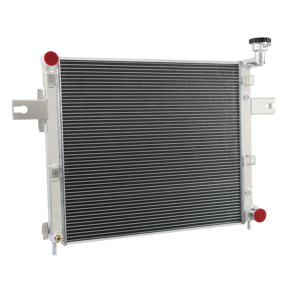 ASI Performance 4 Row Aluminum Radiator Shroud Fan For 1999-2005 Jeep Grand Cherokee 4.7L V8