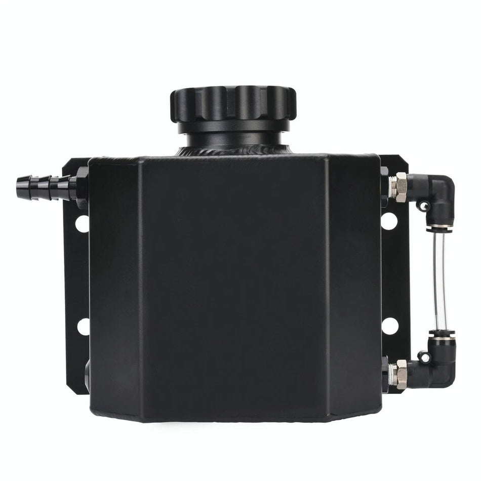 ASI Performance Full Aluminum Radiator Coolant Water Tank 1L Overflow Bottle Recovery