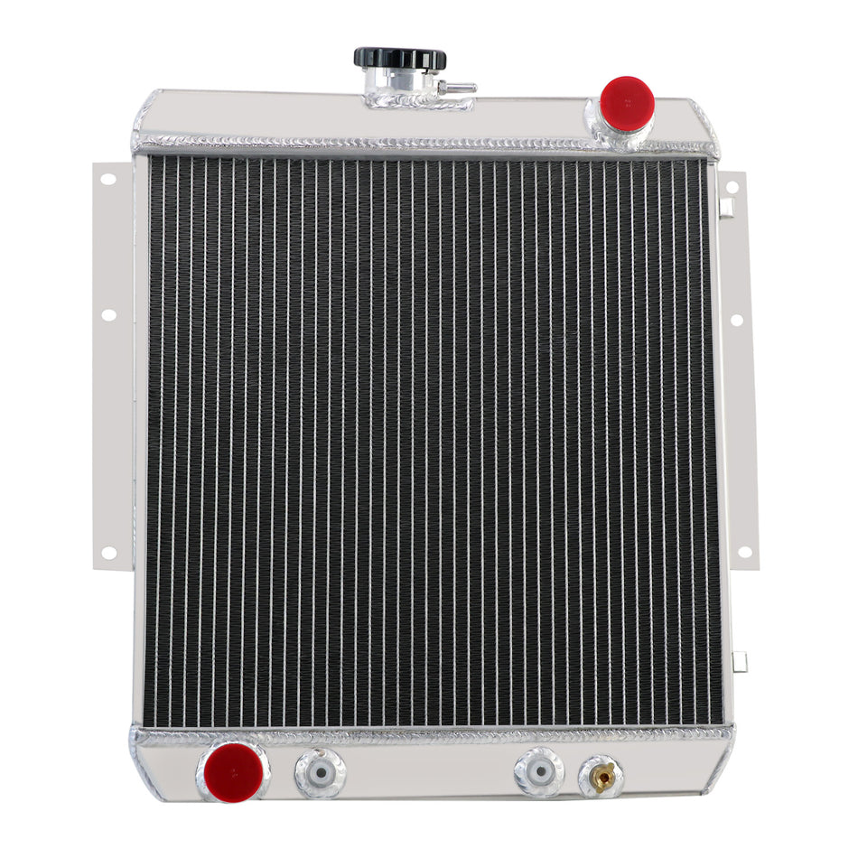 ASI Performance 3 Row Aluminum Radiator For 1966-1974 1968 1969 Jeep DJ5 2.2L 3.7L 3.8L V6 Gas