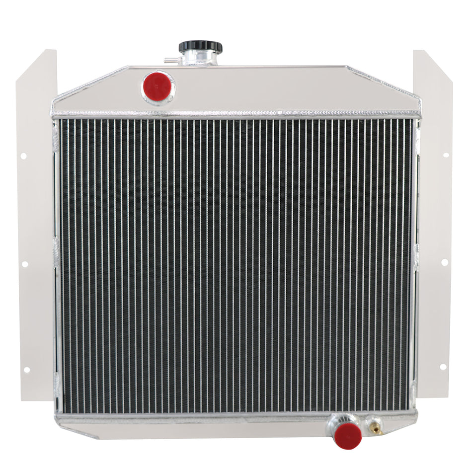 ASI Performance 3 Rows Aluminum Radiator For 1949-1952 Studebaker 2R Pickup Truck 2.8L 4.0L