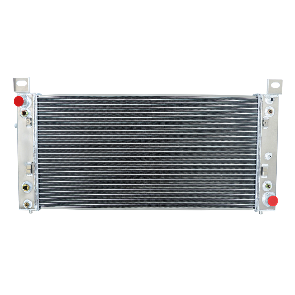 ASI Performance 4 Row Radiator For 1999-2014 Chevy Silverado 1500 2500 Suburban Tahoe 40 4/5Width x 21 1/2Height