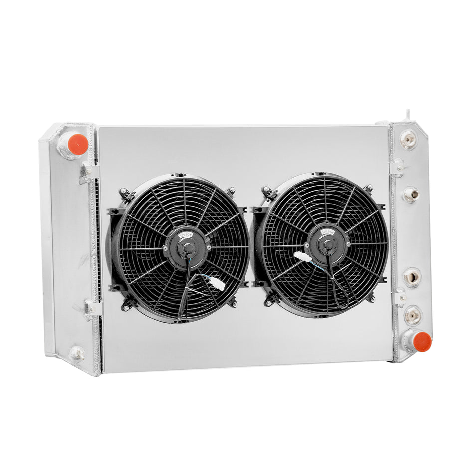 ASI Performance 3 Row Radiator Shroud Fan For 1991-02 Chevy Kodiak GMC Topkick 7.2L 7.4L 8.1L