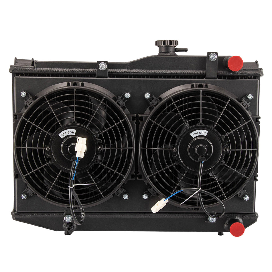 ASI Performance 3 ROW Radiator Shroud Fan FIT 1984-1987 Toyota Corolla DLX AE86 1.6L L4