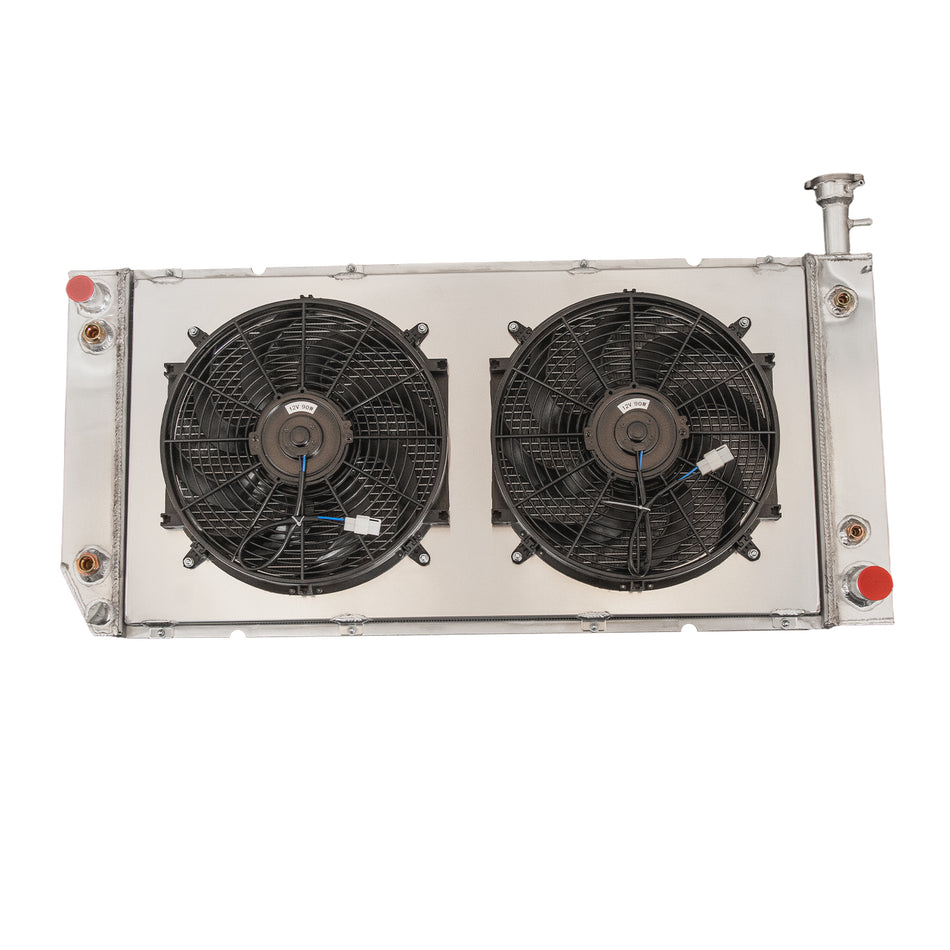 ASI Performance 3 Row Radiator Shroud Fan Fits 2004-2016 Chevrolet Express GMC Savana 2500 3500