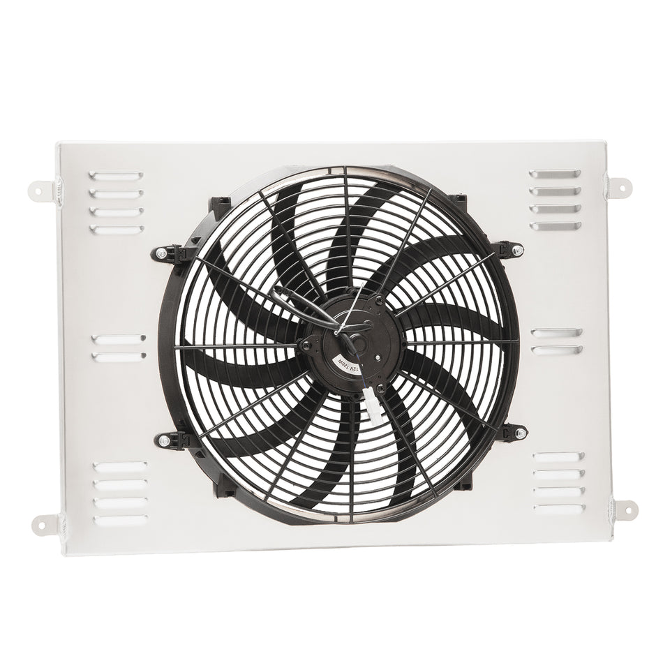 Asi Performance Aluminum Shroud 16 Fan+Relay For 1995-04 Toyota Tacoma 2.4L 2.7L L4 3.4L V6