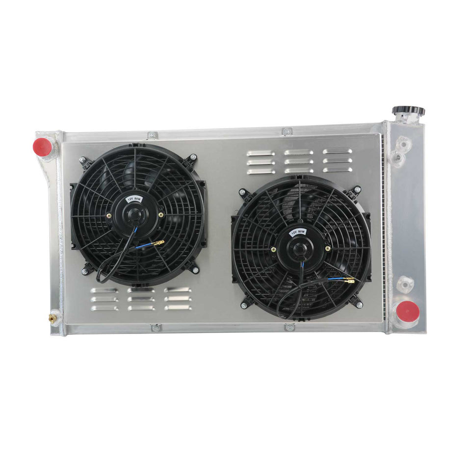 ASI Performance 3 Row Radiator Shroud Fan For 1967-1972 Chevy C/K C10 C20 C30 K10 K20 K30