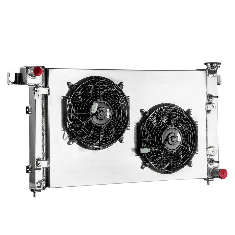 ASI Performance 3 Row Radiator Shroud Fan For 1994-2002 Dodge Ram 1500 2500 3500 5.9L V8 GAS AT