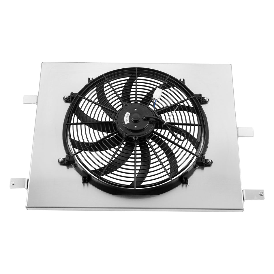 ASI Performance Aluminum Shroud+Fan For 2005-2014 08 Ford Mustang 3.7L 4.0L 5.0L 4.6L 5.0L V6 V8