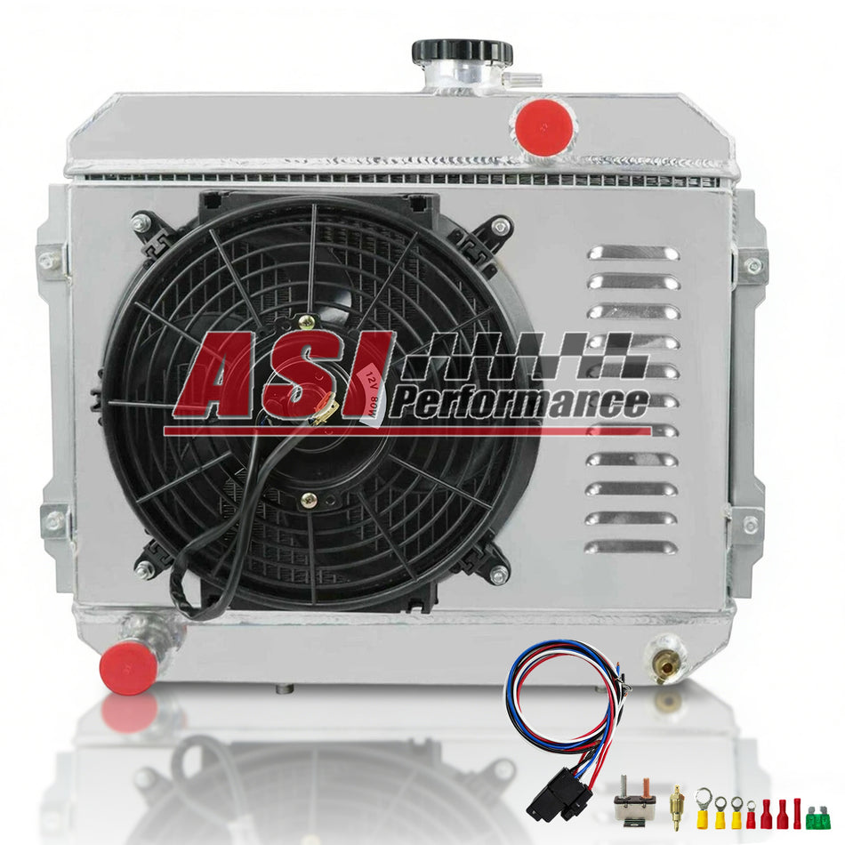ASI Performance 3 Row Radiator Shroud Fan for 1974-1985 Toyota Corolla KE30 KE38 KE55 KE70 AT