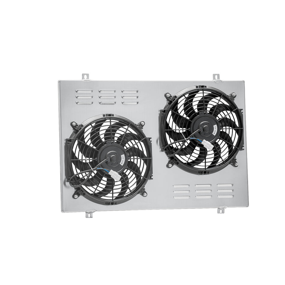 ASI Performance Aluminum Shroud+Electric Fan+Relay For 1985-1997 Ford F150 F250 F350 Bronco 4.9L