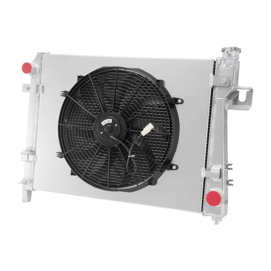 ASI Performance 4 Row Aluminum Radiator Shroud Fan For 2004-09 Dodge Ram 1500 2500 3500 5.7L