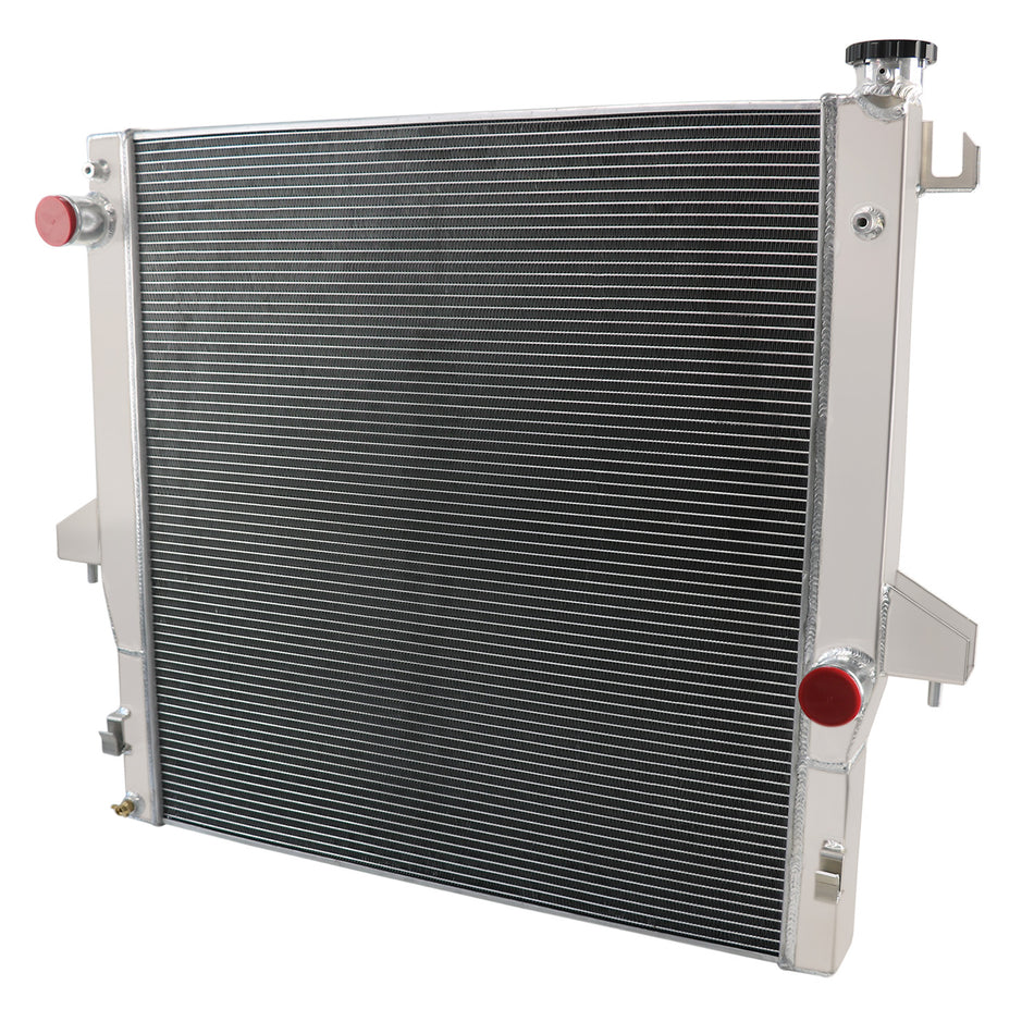 ASI Performance 4 Rows All-aluminum Radiator For 2003-2009 2010 Dodge Ram 2500 3500 4000 5.9L 6.7L l6 30.5H 37.8 W Diesel Cummins