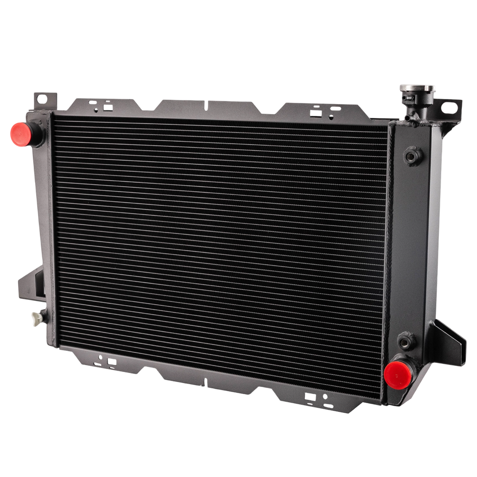 ASI Performance 3 Row Aluminium Radiator For 1985-1997 Ford F150 F250 F350 Bronco 4.9L L6 ENGINE