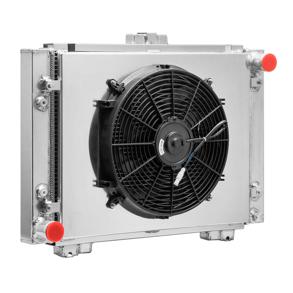 ASI Performance 3 Row Aluminum Radiator&Shroud Fan fit 1964 Ford Galaxie 500 500XL 4.7L 6.4L V8