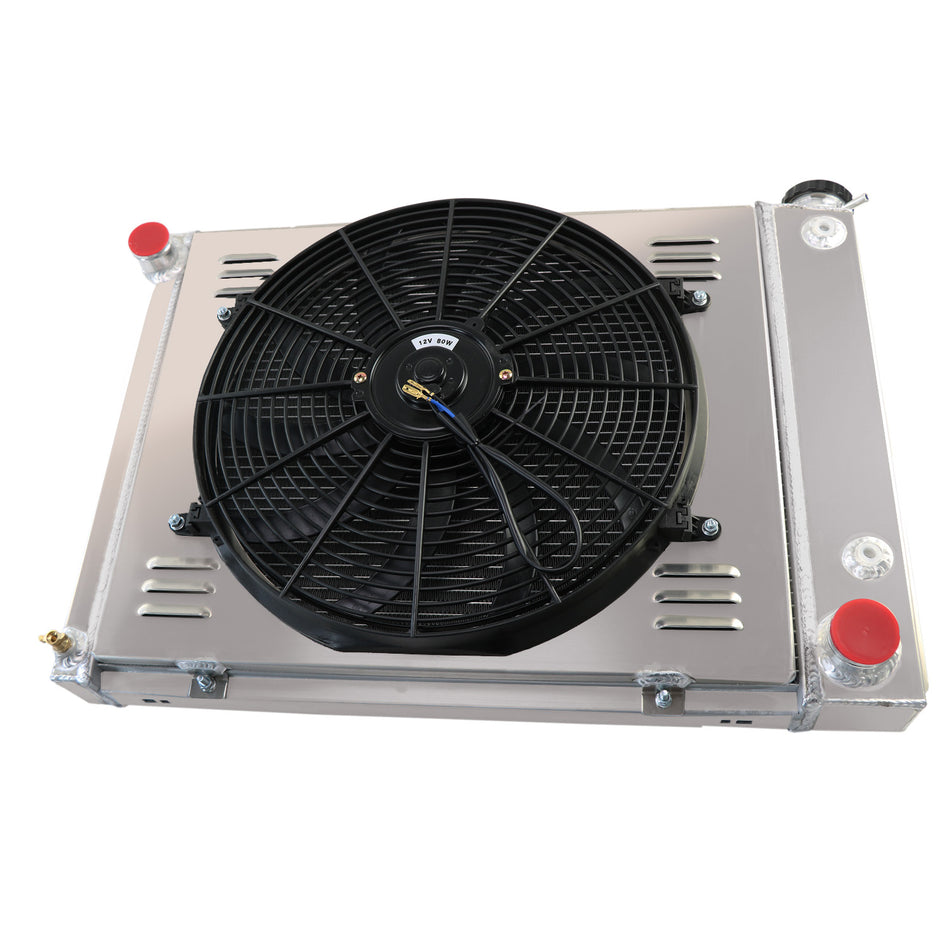 ASI Performance 3 Row Radiator Fan Shroud for 1967-1969 Chevy Camaro Pontiac Firebird Transam V8