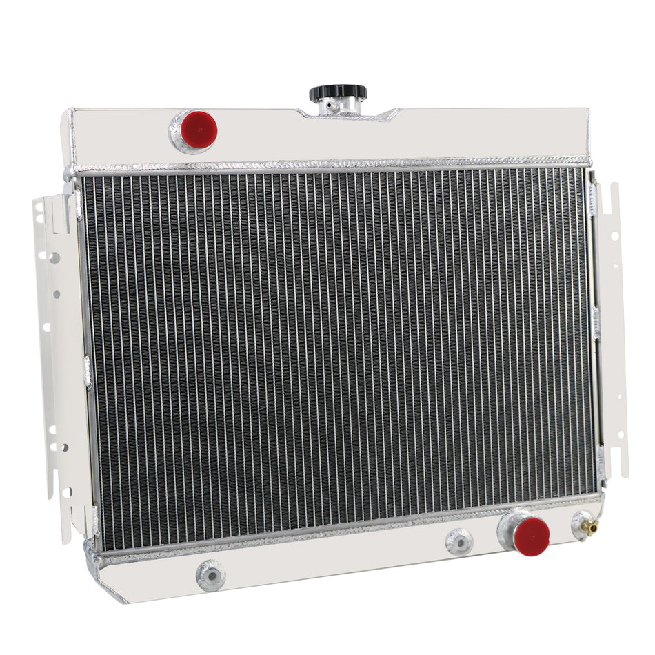 ASI Performance 4 Rows Aluminum Radiator Fits 1963-68 Chevy Impala Bel Air Chevelle Biscayne V8