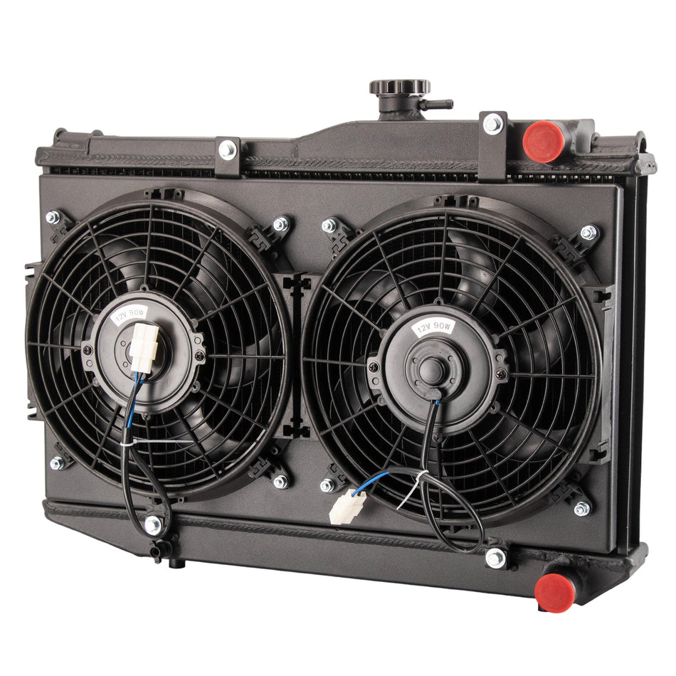 ASI Performance 3 ROW Radiator Shroud Fan FIT 1984-1987 Toyota Corolla DLX AE86 1.6L L4
