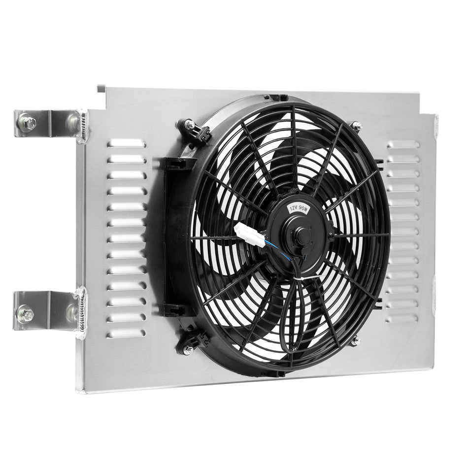 ASI Performance New Aluminum Shroud+Fan Fit 1969-1970 Chevy Bel Air/Caprice/Impala 6.5L V8