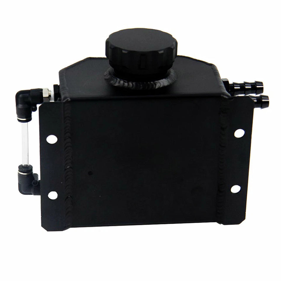 ASI Performance Full Aluminum Radiator Coolant Water Tank 1L Overflow Bottle Recovery