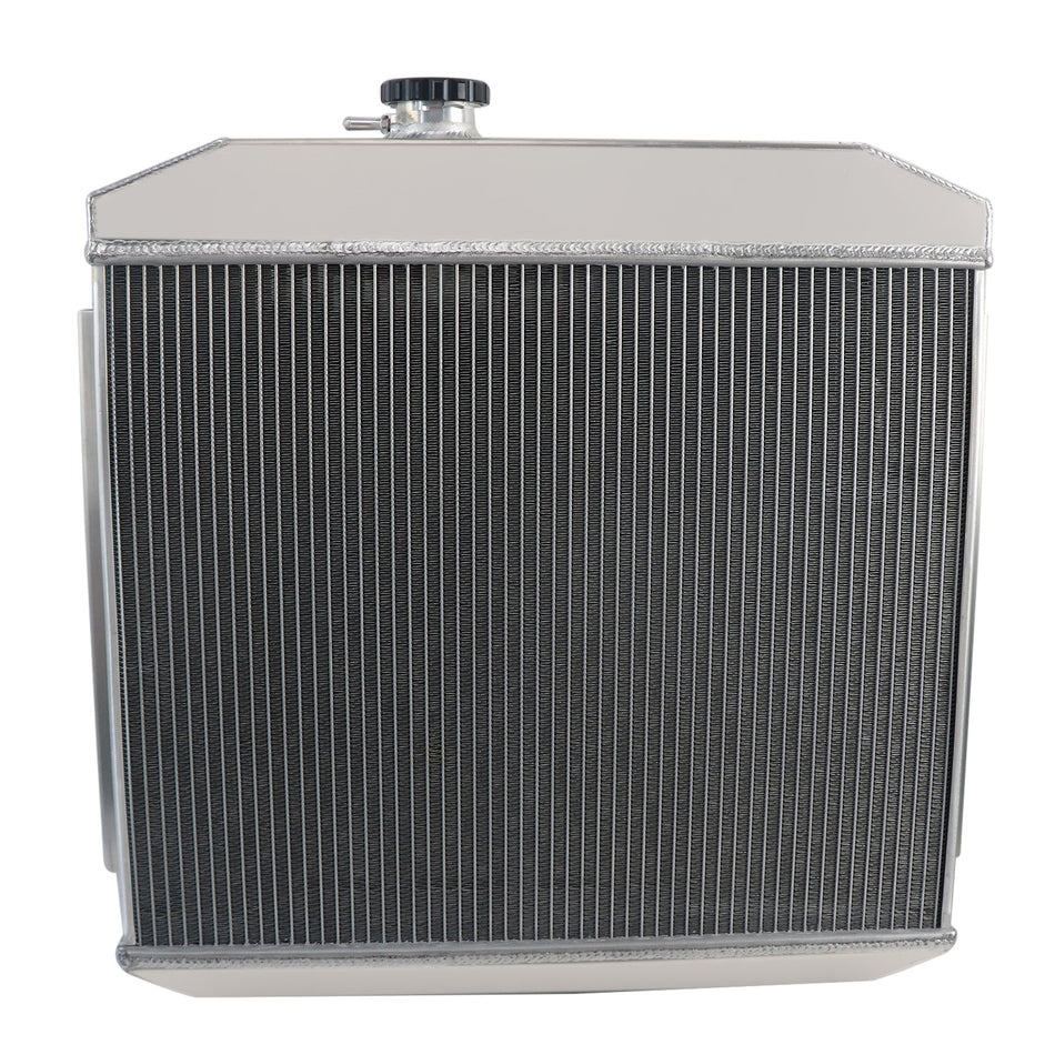ASI Performance 4 Row Aluminum Radiator For 1955-1957 1956 Chevrolet Bel Air 150 210 6CYL L6/V8