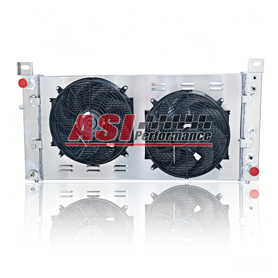ASI Performance 3 Row Radiator Shroud Fan For 99-2013 Chevy Silverado GMC Sierra 1500 2500