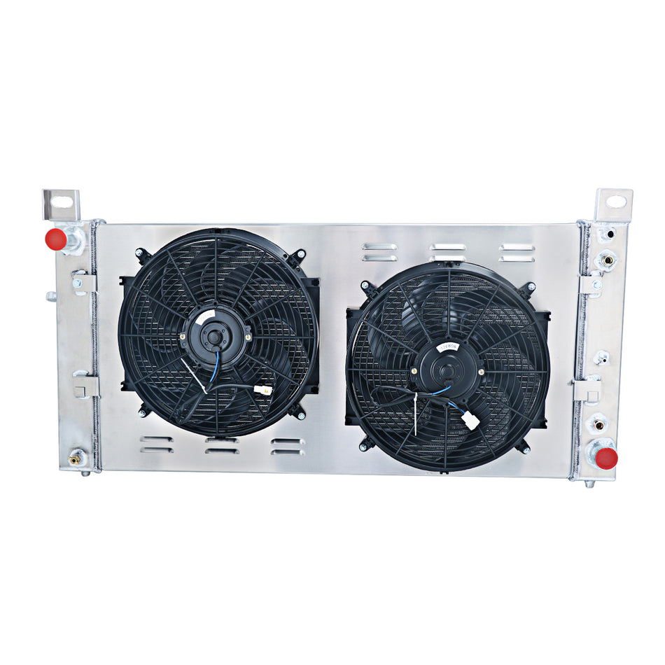 ASI Performance 3 Row Radiator Shroud Fan For 99-2013 Chevy Silverado GMC Sierra 1500 2500