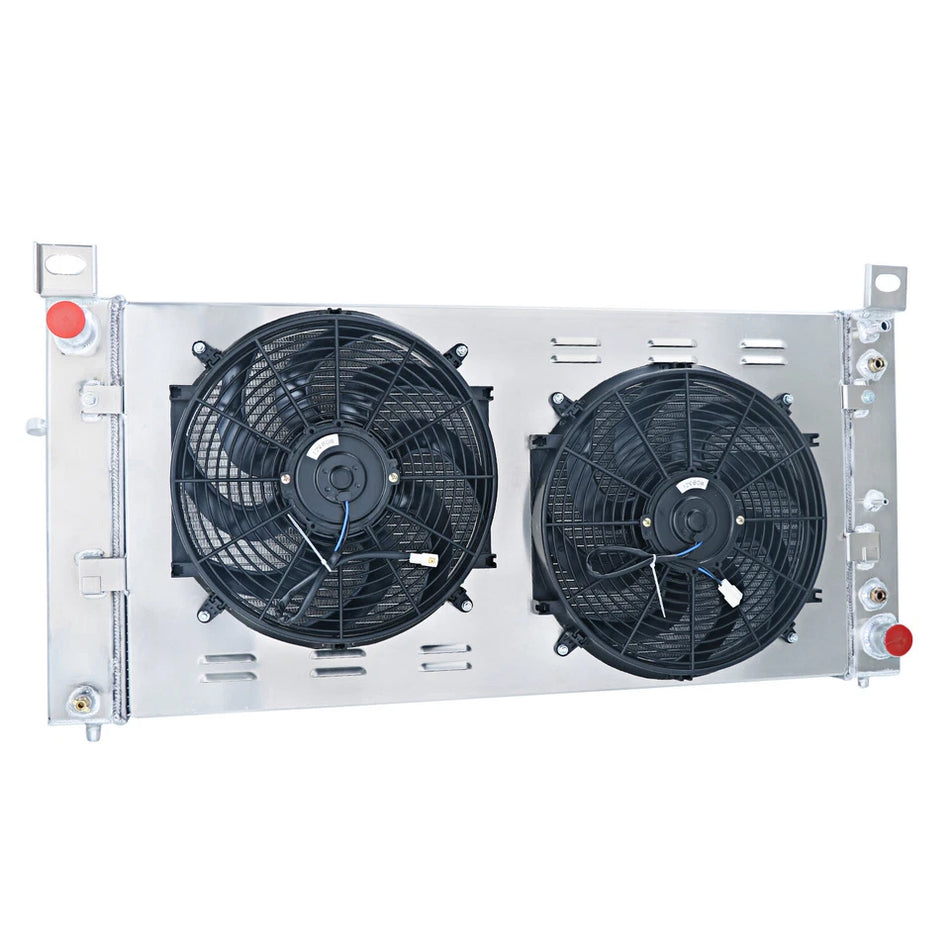 ASI Performance 3 Row Radiator+Shroud Fan For 99~14 Chevy Silverado 1500 2500 Suburban GMC Yukon