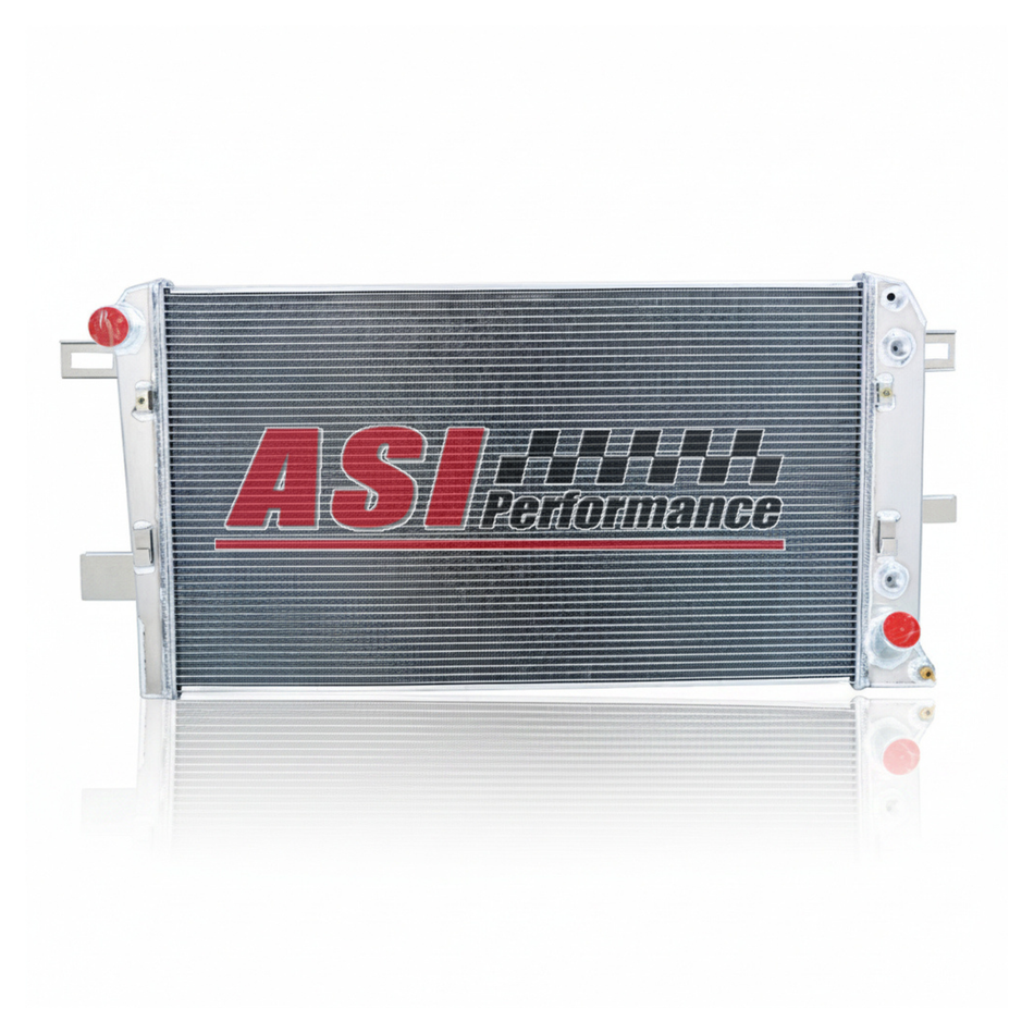 ASI Performance 2 Row Radiator For 2001-05 Chevy Silverado/GMC Sierra 2500 3500 Base 6.6L V8 Gas