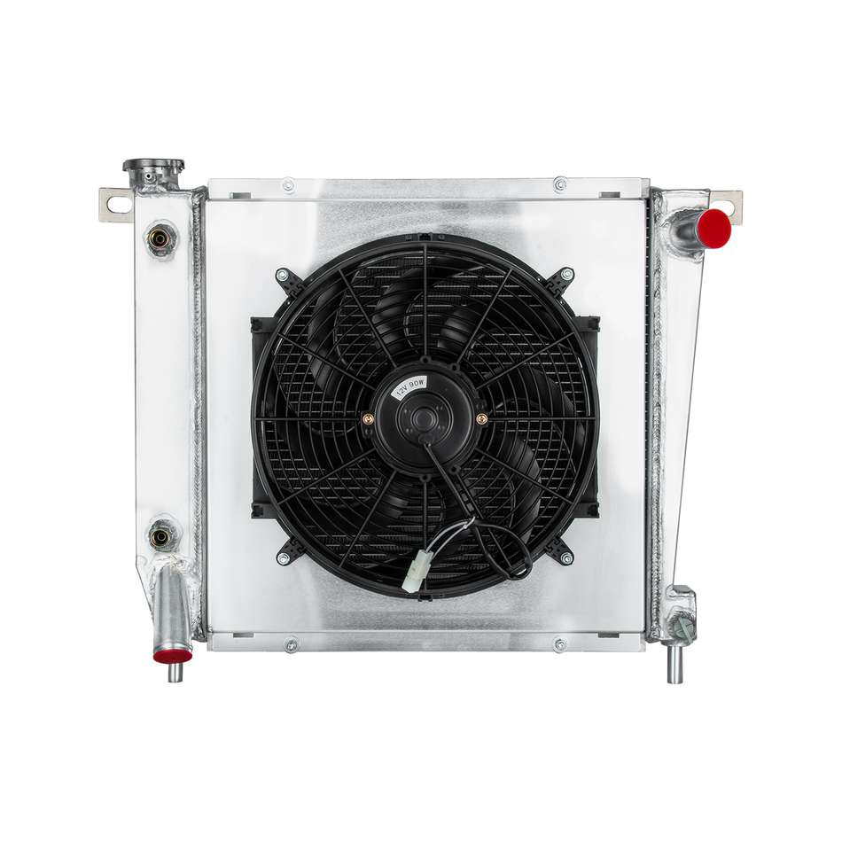 ASI Performance 2 Row Aluminum Radiator Shroud Fan For 1985-94 Ford Explorer Ranger B4000 CC1164