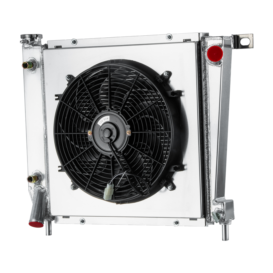 ASI Performance 2 Row Aluminum Radiator Shroud Fan For 1985-94 Ford Explorer Ranger B4000 CC1164