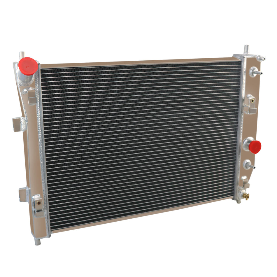 ASI Performance 2 Row Aluminum Radiator For 2005-2013 2008 2009 2011 Chevy Corvette C6 V8 AT